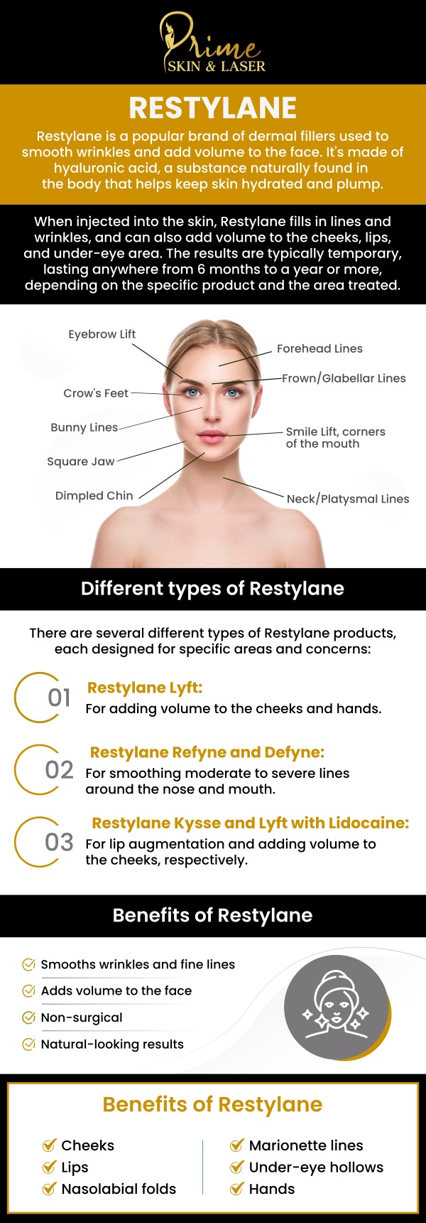 At Prime Skin and Laser, our skilled professionals offer Restylane fillers to help restore facial volume, soften the look of fine lines, and enhance natural facial contours. We focus on customized filler placement based on your facial structure and aesthetic goals, helping you achieve refreshed results with a balanced, natural appearance in Canton, MI. Contact us today for more information or schedule an appointment online! We are conveniently located at 5748 N Canton Center Rd, Canton Township, MI 48187. At Prime Skin and Laser, our skilled professionals offer Restylane fillers to help restore facial volume, soften the look of fine lines, and enhance natural facial contours. We focus on customized filler placement based on your facial structure and aesthetic goals, helping you achieve refreshed results with a balanced, natural appearance in Canton, MI. Contact us today for more information or schedule an appointment online! We are conveniently located at 5748 N Canton Center Rd, Canton Township, MI 48187.